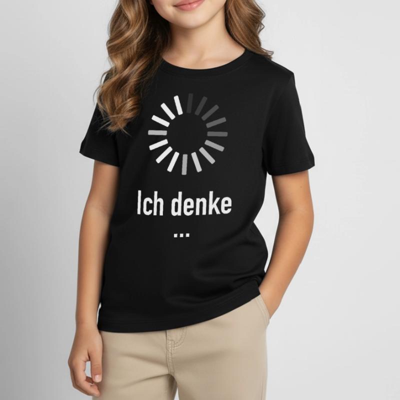 I think ... - computer scientist programmer nerd Kids' T-Shirt