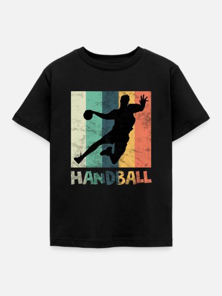 handball - Kinder T-Shirt - Schwarz