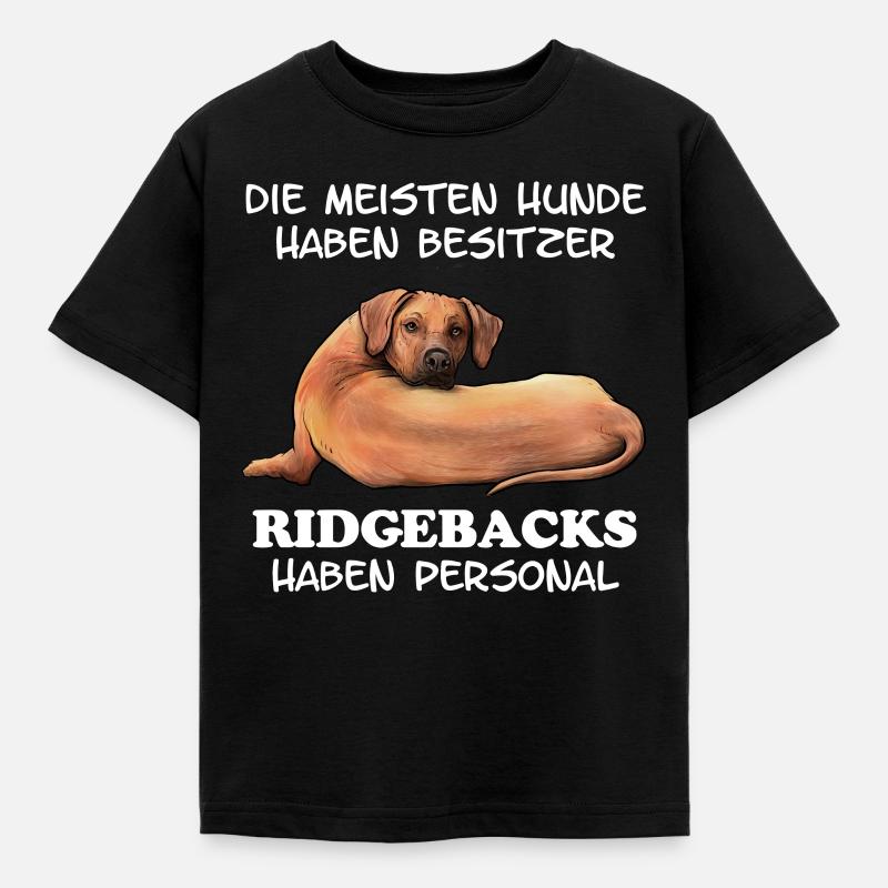 Rhodesian Ridgeback - Kinder T-Shirt - Schwarz