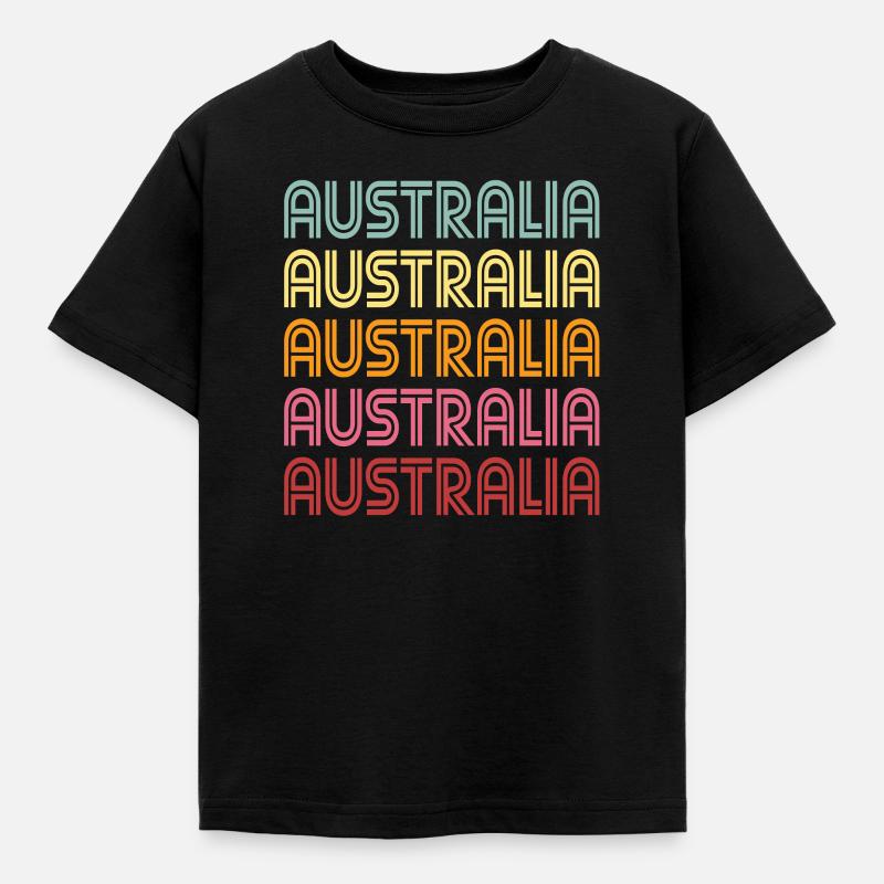 Australia - Kids' T-Shirt - black