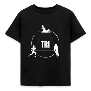 Triathlon Triathlon Cadeau - T-shirt Enfant - noir - Devant - AI Model Kid Female (0cm)