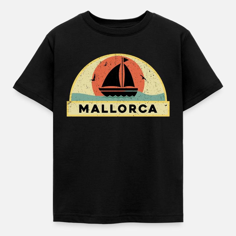 Majorca - Kids' T-Shirt - black