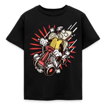 Kart Gokart Banane BD image d’enfant - T-shirt Enfant - noir - Devant - AI Model Kid Female (0cm)