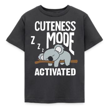 Koala bear - Kids' T-Shirt - dark grey - Front - AI Model Kid Female (0cm)