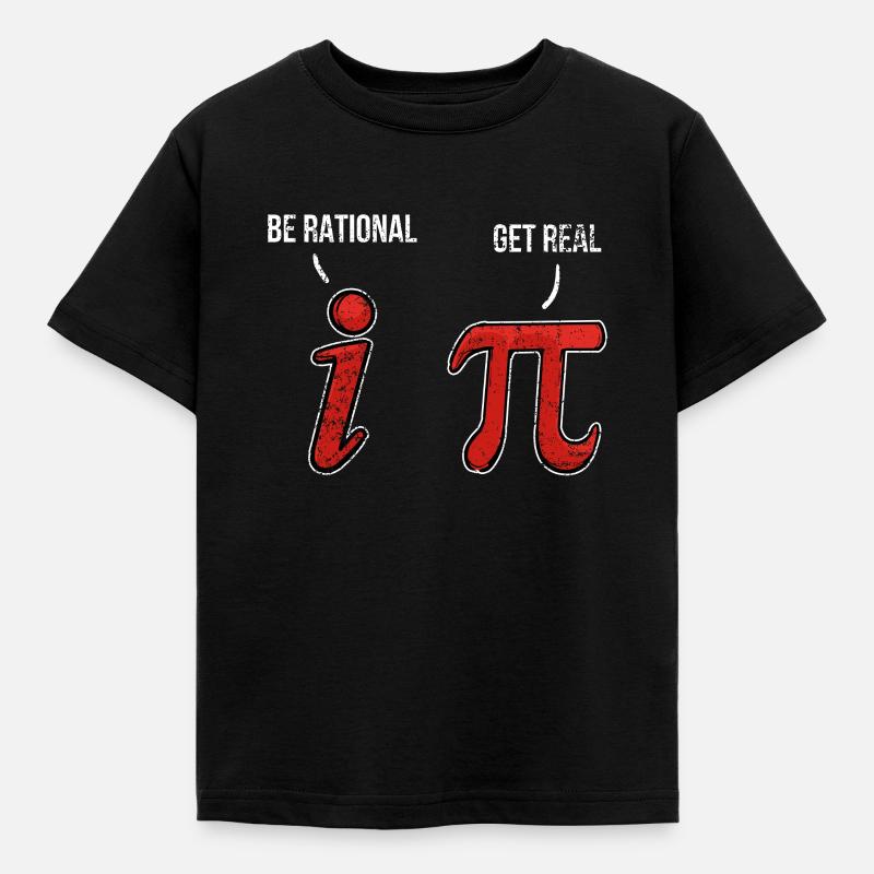 Pi Day math - Kids' T-Shirt - black