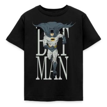 Batman Rennt Durch Die Nacht - Kinder T-Shirt - Schwarz - Vorne - AI Model Kid Female (0cm)