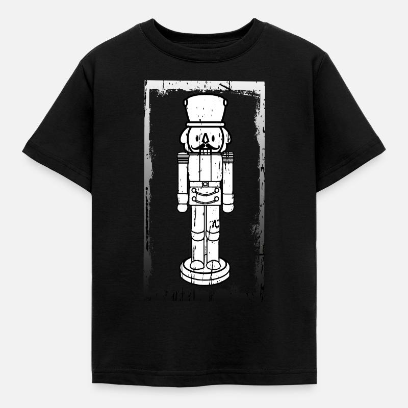 Nussknacker - Kinder T-Shirt - Schwarz