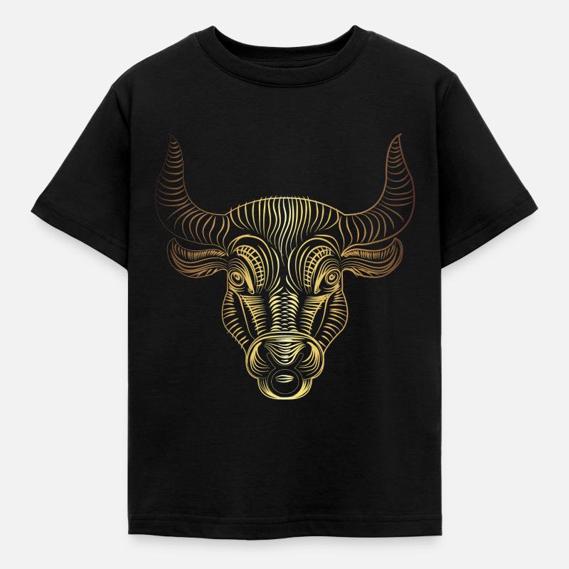 Taurus Taurus Zodiac Gift - Kids' T-Shirt - black