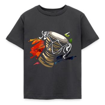 Afrobeat Fela Kuti Funk - T-shirt Enfant - charbon - Devant - AI Model Kid Female (0cm)