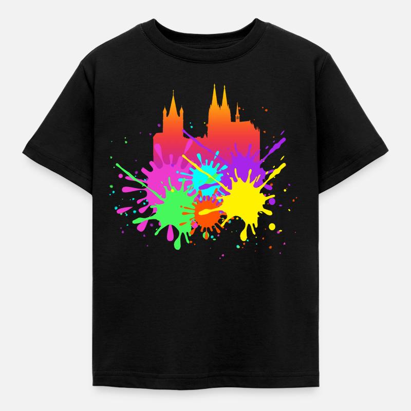Köln Karneval - Kinder T-Shirt - Schwarz