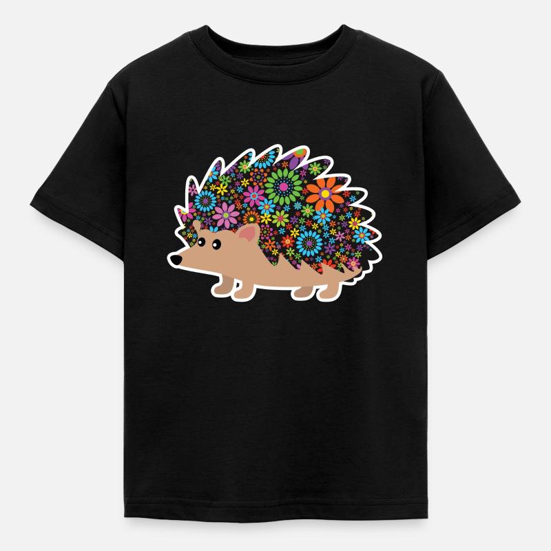 hérisson - T-shirt Enfant - noir