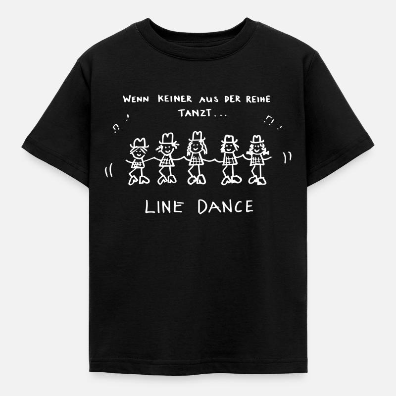 LINEDANCE - Kinder T-Shirt - Schwarz