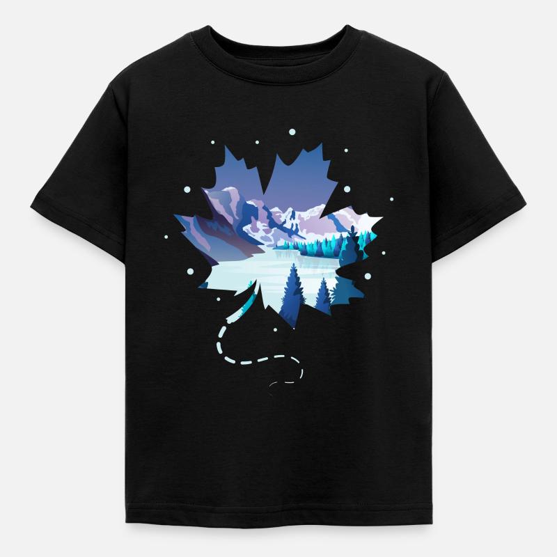 Le Canada - T-shirt Enfant - noir