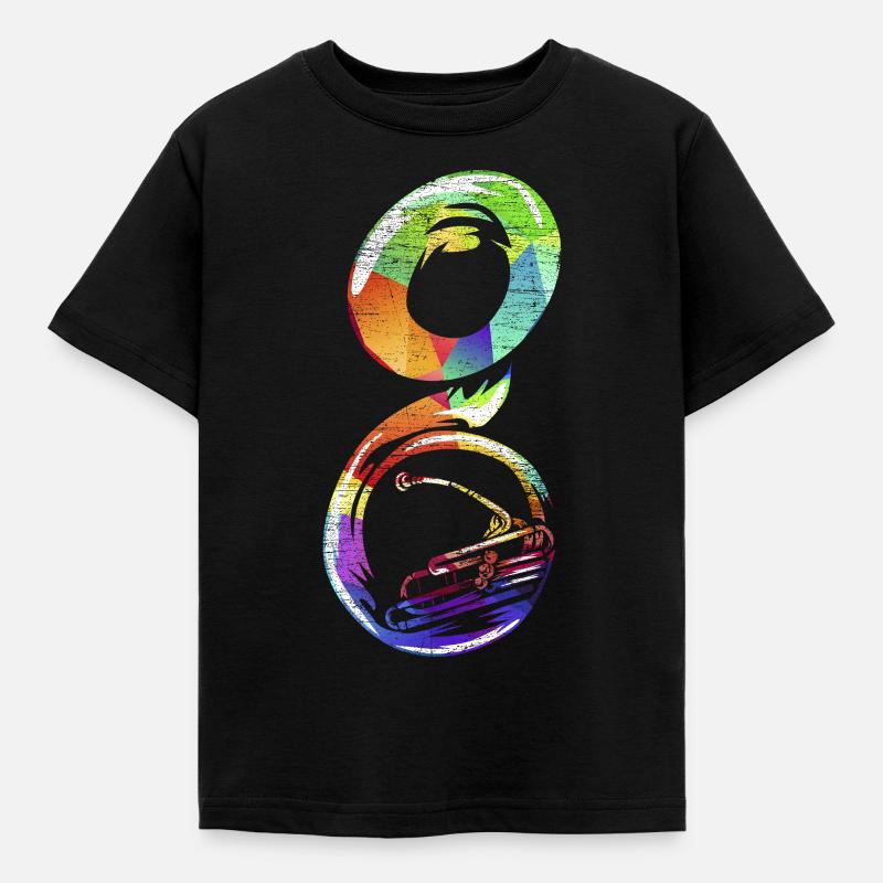 Cadeau sousaphone - T-shirt Enfant - noir