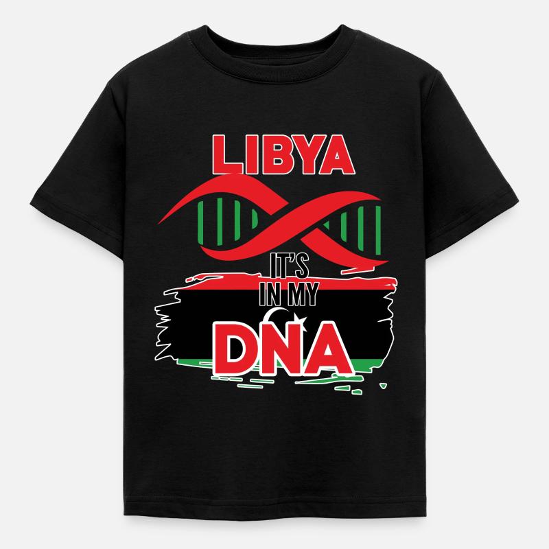 la libye est dans mon ADN - T-shirt Enfant - noir