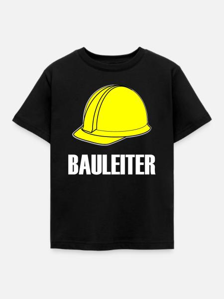 Bauleiter - Kinder T-Shirt - Schwarz
