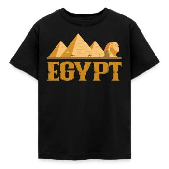 Ägypten - Kinder T-Shirt - Schwarz - Vorne - AI Model Kid Female (0cm)