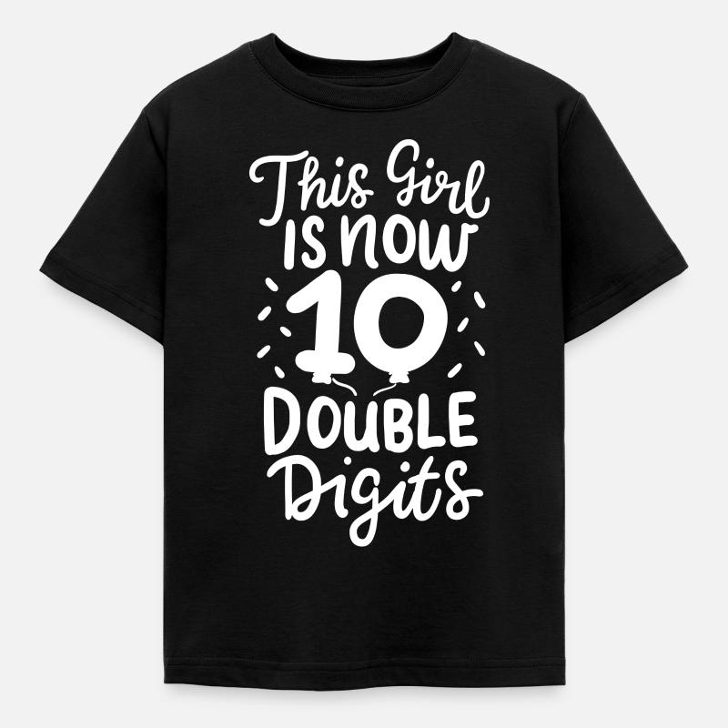 10. Geburtstag - Kinder T-Shirt - Schwarz