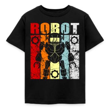 Robot - T-shirt Enfant - noir - Devant - AI Model Kid Female (0cm)