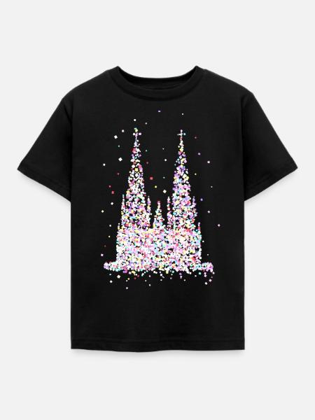 Kölner Dom - Kinder T-Shirt - Schwarz