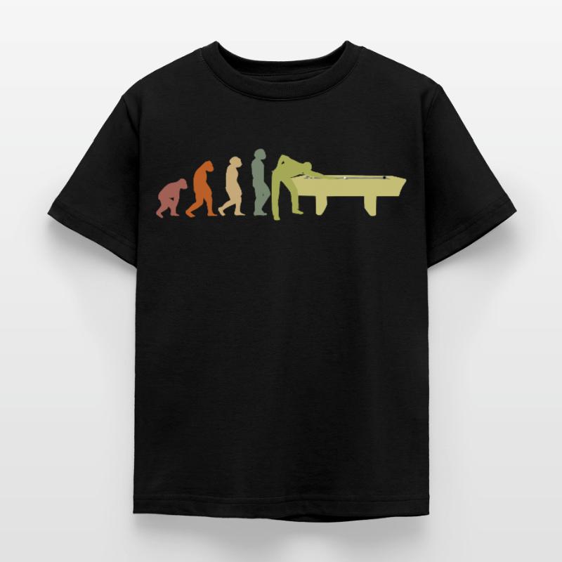 Billiard billiard ball EVOLUTION pool table Kids' T-Shirt