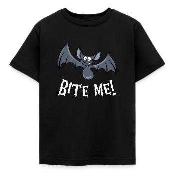 Faites moi plaisir! Chauve-souris douce. Chauve-souris vampire - T-shirt Enfant - noir - Devant - AI Model Kid Female (0cm)