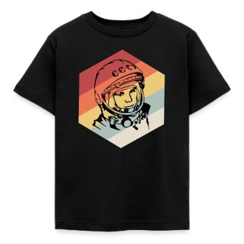 Space Astronaut - Kinder T-Shirt - Schwarz - Vorne - AI Model Kid Female (0cm)