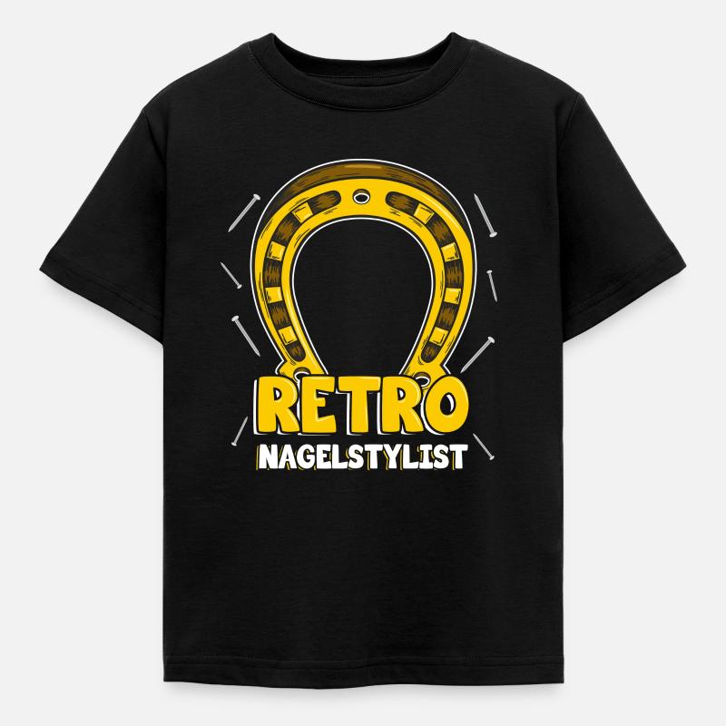 Farrier Blacksmith Farrier - Kids' T-Shirt - black