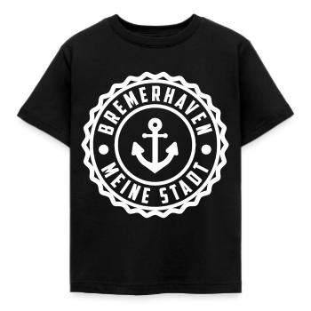 Bremerhaven Meine Stadt - Kinder T-Shirt - Schwarz - Vorne - AI Model Kid Female (0cm)