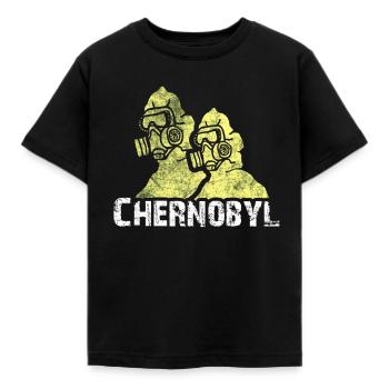 Tschernobyl TV-Show Filmkatastrophengeschenk - Kinder T-Shirt - Schwarz - Vorne - AI Model Kid Female (0cm)