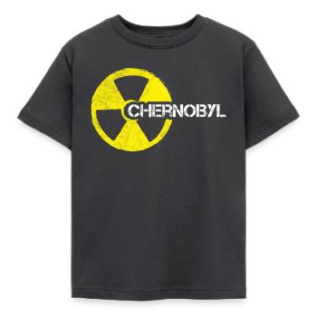 Tschernobyl TV-Show Filmkatastrophengeschenk - Kinder T-Shirt - Dunkelgrau - Vorne - AI Model Kid Female (0cm)