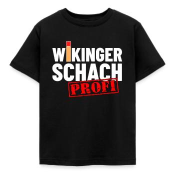 Wikingerschach Profi - Kinder T-Shirt - Schwarz - Vorne - AI Model Kid Female (0cm)