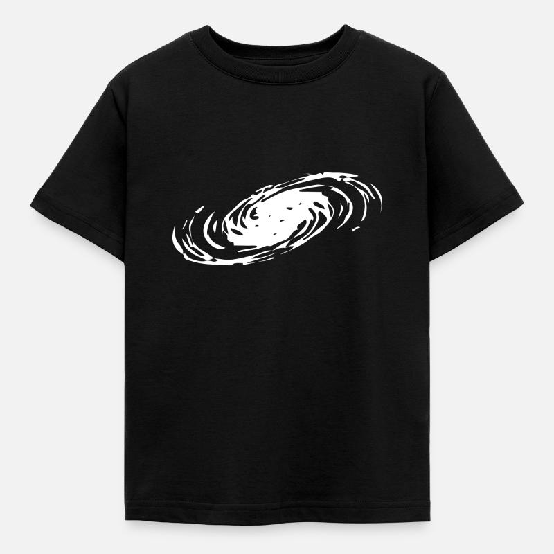 Schwarzes Loch - Kinder T-Shirt - Schwarz
