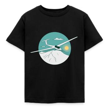 Planeurs Planeurs Planeurs - T-shirt Enfant - noir - Devant - AI Model Kid Female (0cm)