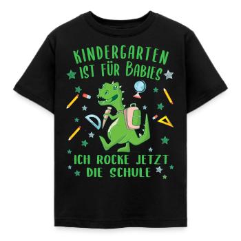 Schulkind 2020 Schulanfänger Geschenkidee - Kinder T-Shirt - Schwarz - Vorne - AI Model Kid Female (0cm)