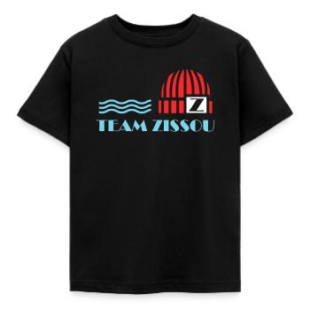 Équipe Zissou Steve Zissou Nerd Geek Ocean Gift - T-shirt Enfant - noir - Devant - AI Model Kid Female (0cm)