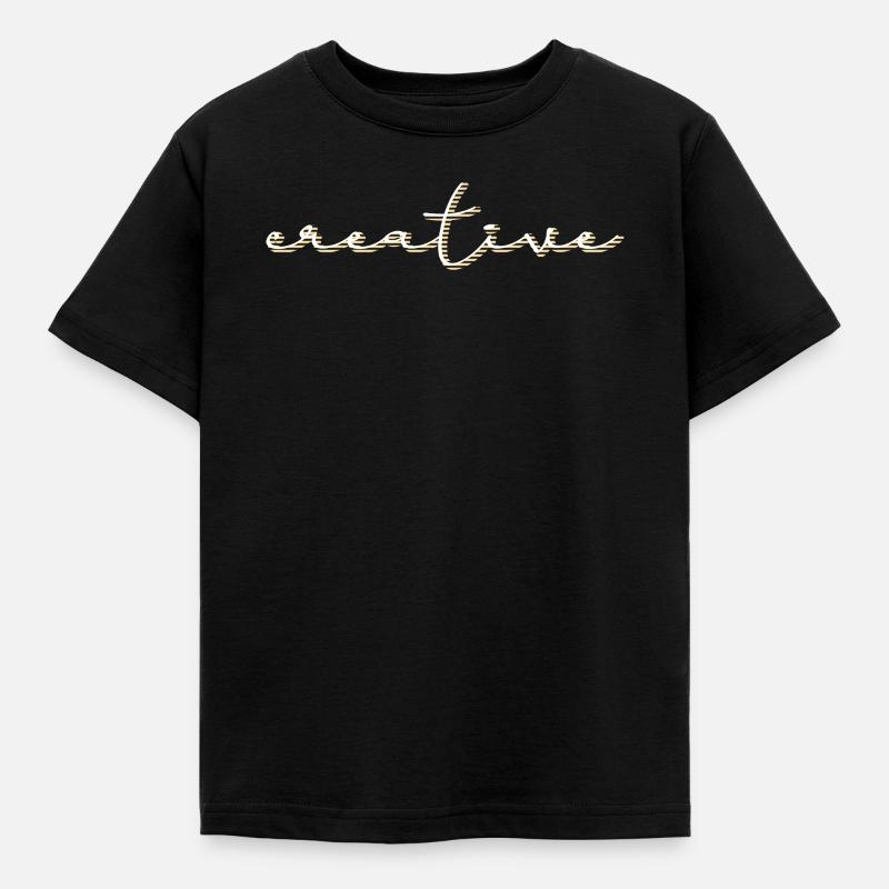 creative - Kids' T-Shirt - black