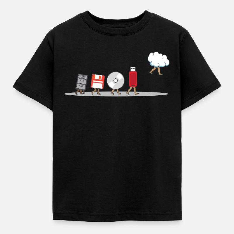 Computer engineering funny geek engineer software - Kids' T-Shirt - black