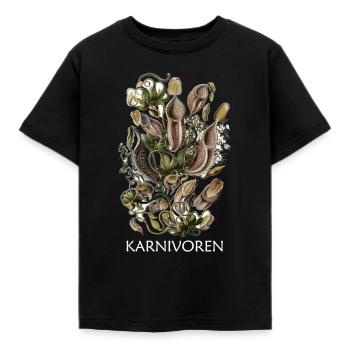 Pièges de mouches de Venus - T-shirt Enfant - noir - Devant - AI Model Kid Female (0cm)