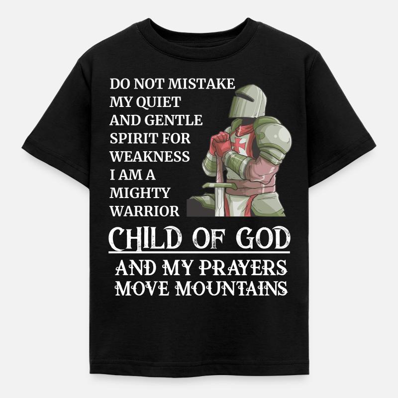 Graphique de chevalier templier citation de chevalier temple templier - T-shirt Enfant - noir