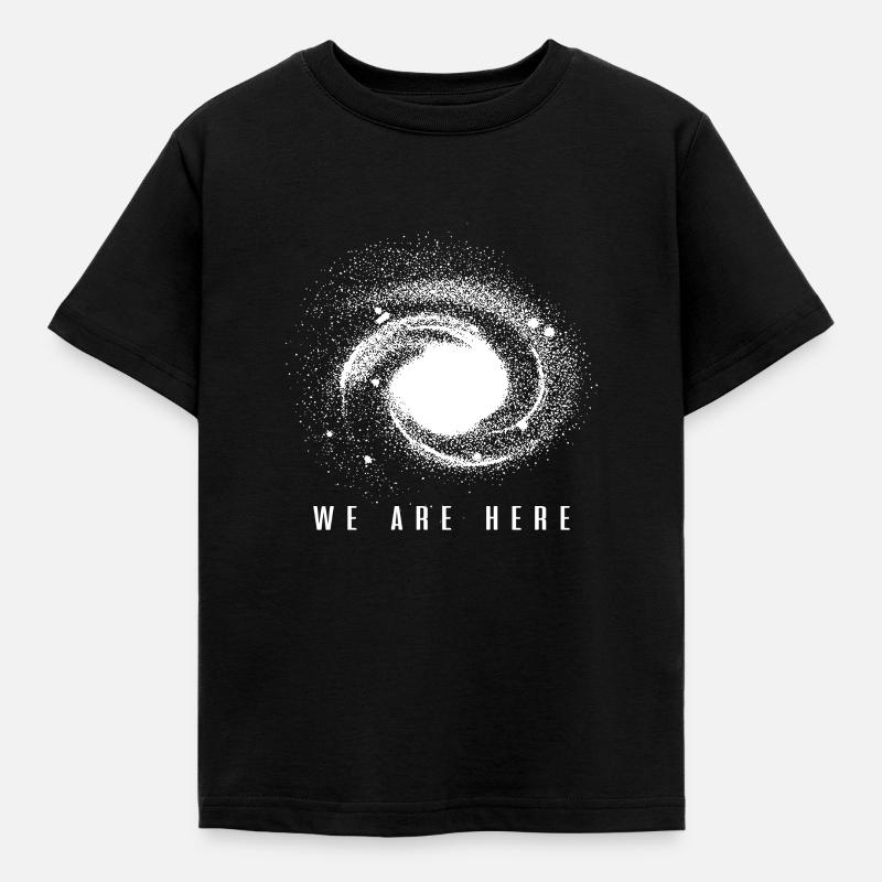 planet - Kids' T-Shirt - black
