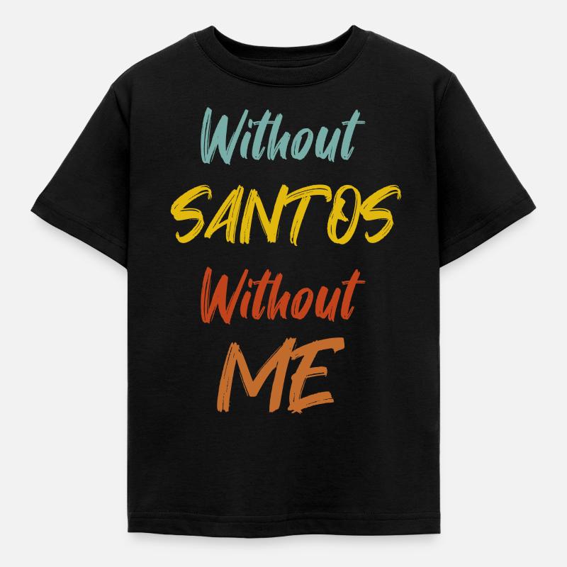 Santos - Kinder T-Shirt - Schwarz