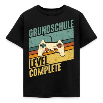 Niveau élémentaire complet - école de gamer - T-shirt Enfant - noir - Devant - AI Model Kid Female (0cm)