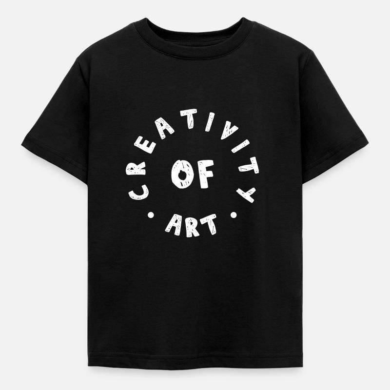 creativity - Kids' T-Shirt - black
