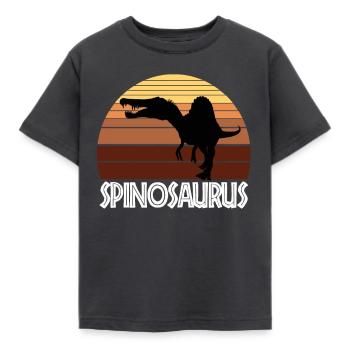 Spinosaurus - Kids' T-Shirt - dark grey - Front - AI Model Kid Female (0cm)