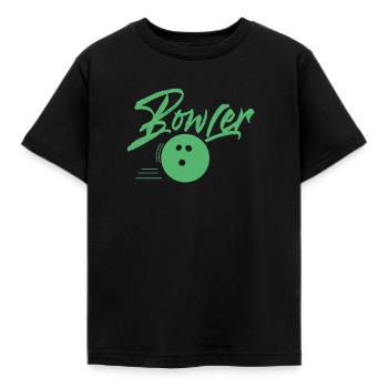 Kegelverein Bowlen Bowler Kegeln Bowling - Kinder T-Shirt - Schwarz - Vorne - AI Model Kid Female (0cm)