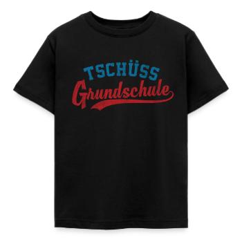 Tschüss Grundschule Schulabschluss - Kinder T-Shirt - Schwarz - Vorne - AI Model Kid Female (0cm)