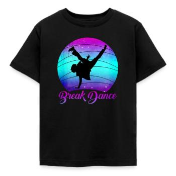 Breakdance - T-shirt Enfant - noir - Devant - AI Model Kid Female (0cm)