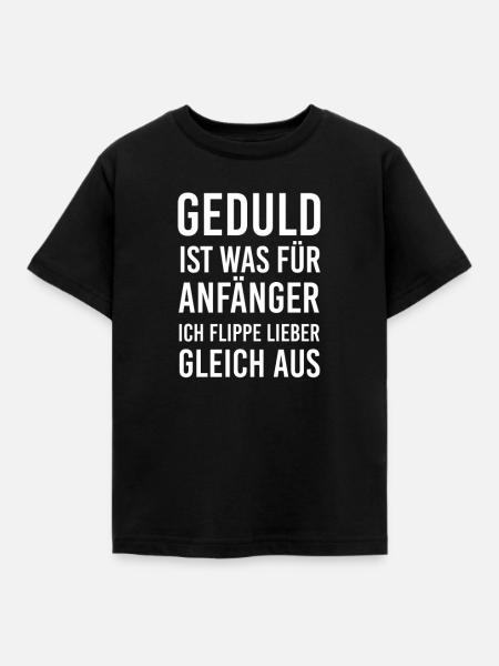 Lustig - Kinder T-Shirt - Schwarz