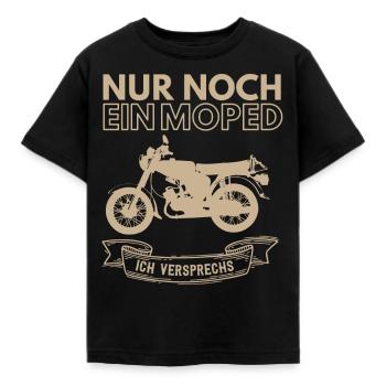 Simson S51 Geschenkidee ,DDR Moped 2 Takter Spruch - Kinder T-Shirt - Schwarz - Vorne - AI Model Kid Female (0cm)